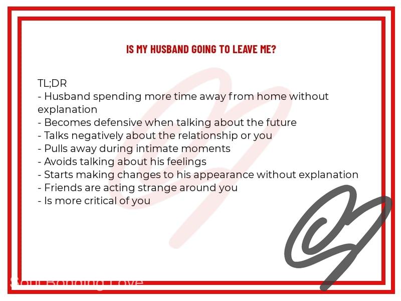 Is My Husband Going To Leave Me? Here Are 8 Signs You Shouldn't Ignore TLDR
